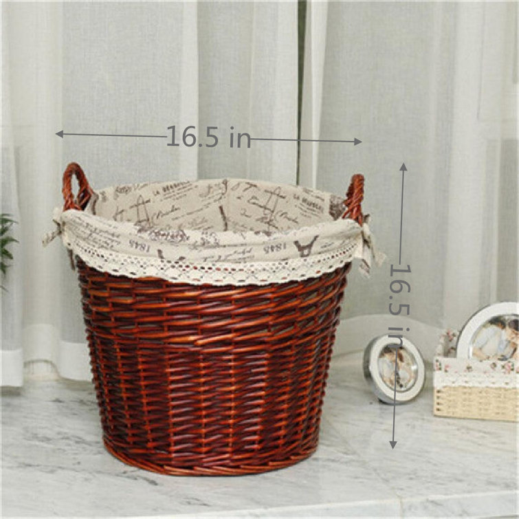 Umber Rea Rattan Dirty Clothes Are Stored In Household Toy Storage